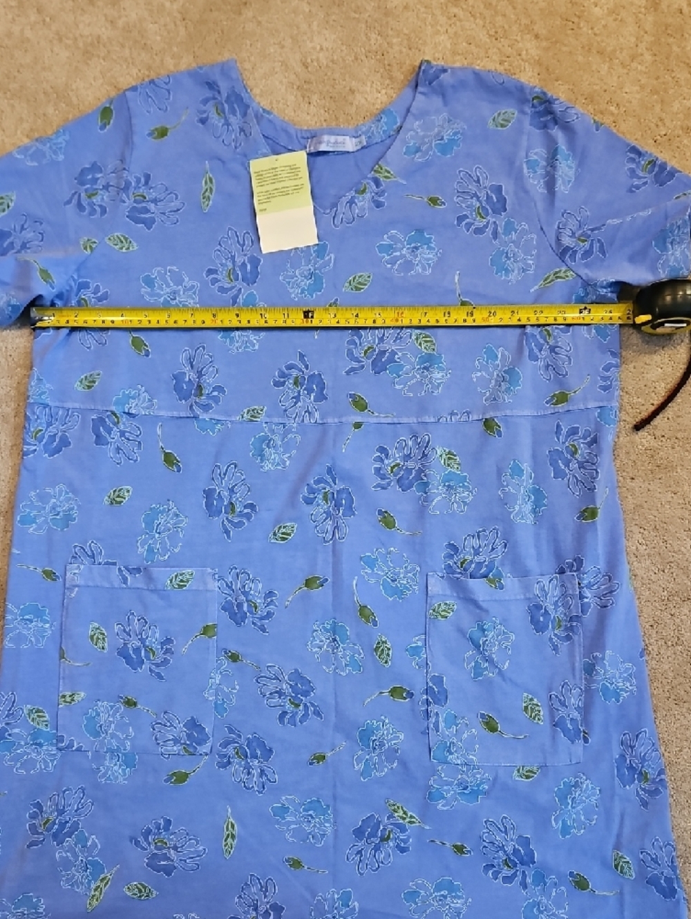 fresh produce Purple/Blue Floral Dress - Picture 6 of 11
